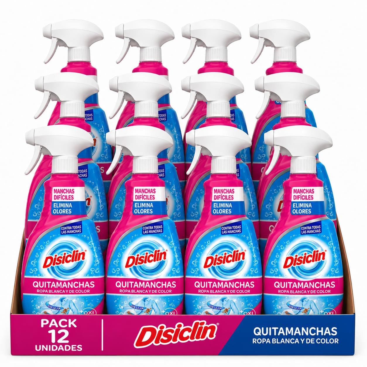 Disclin Limpieza en Spray para Ropa 750ml (PACK 12 UNIDADES) | Rasmacor