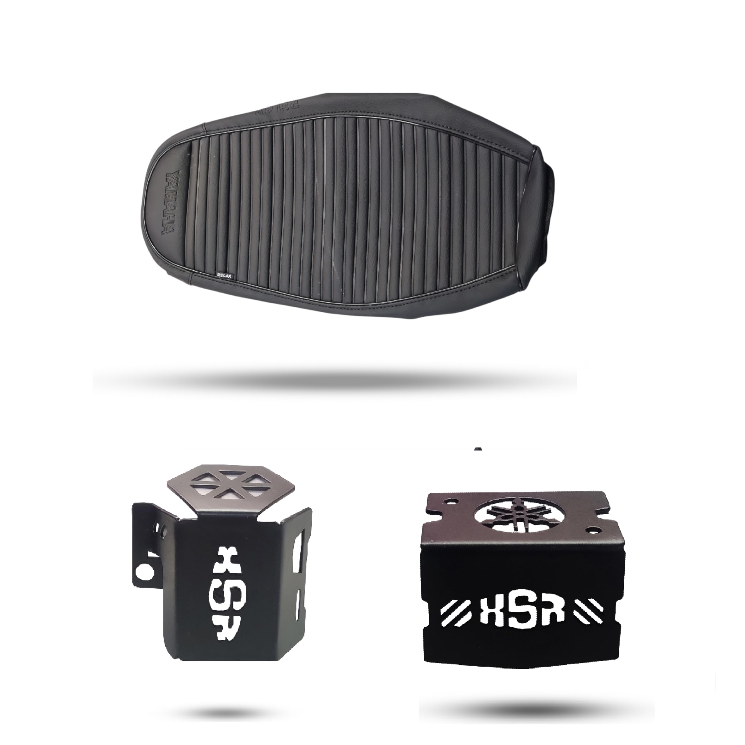 XSR 155 Seat Cover Waterproof with Rear | Front Disc Oil Cap for Yamahe XSR 155 New (Pack of 3 Pcs)-image-37