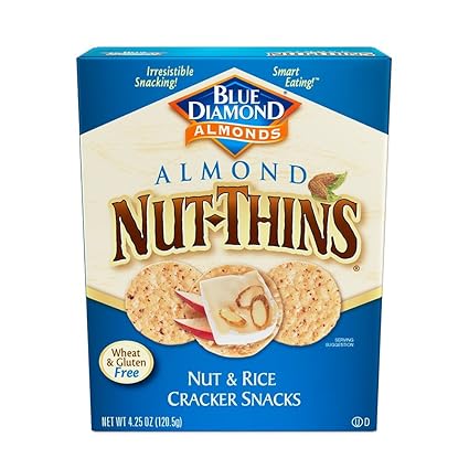 Blue Diamond Almond Cracker Crisps, Original Almond, 4.25 oz
