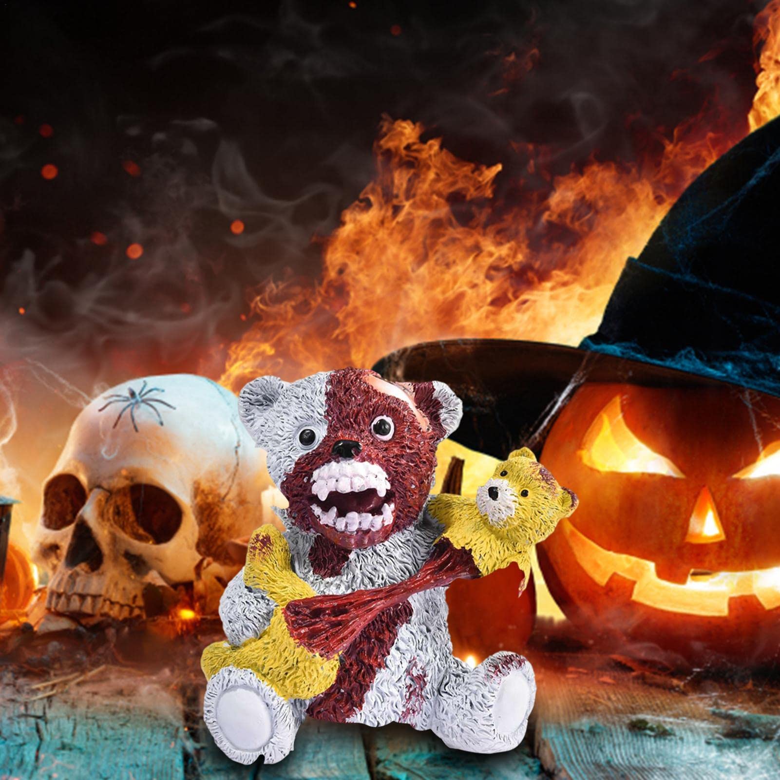 Amazon.co.jp: ハロウィン ブラッディ ベア | ホラー テディベア 