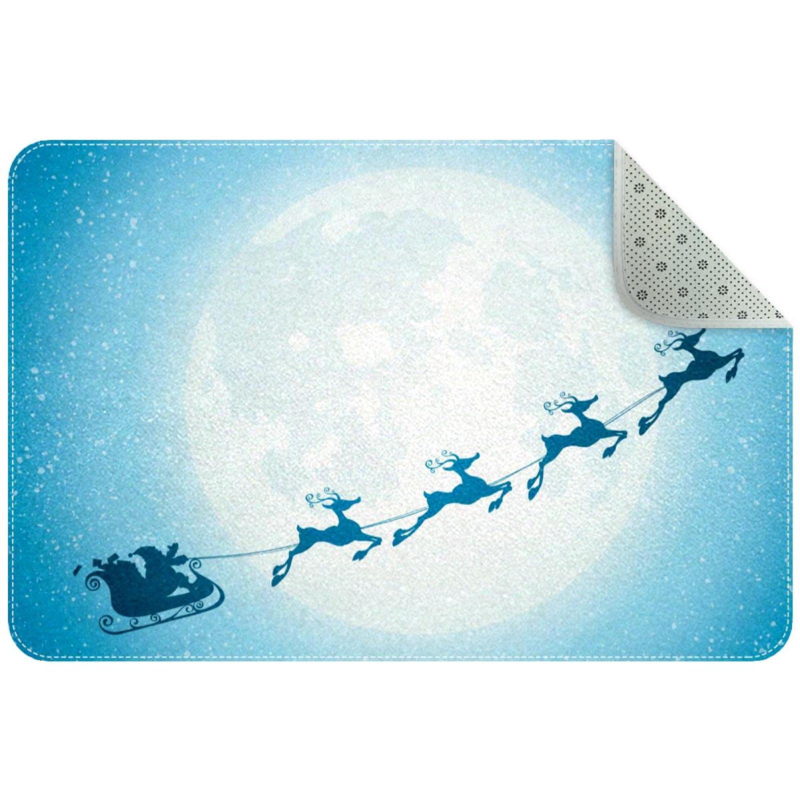 Tapis Père Noël antidérapant contre l'humidité de l'entrée