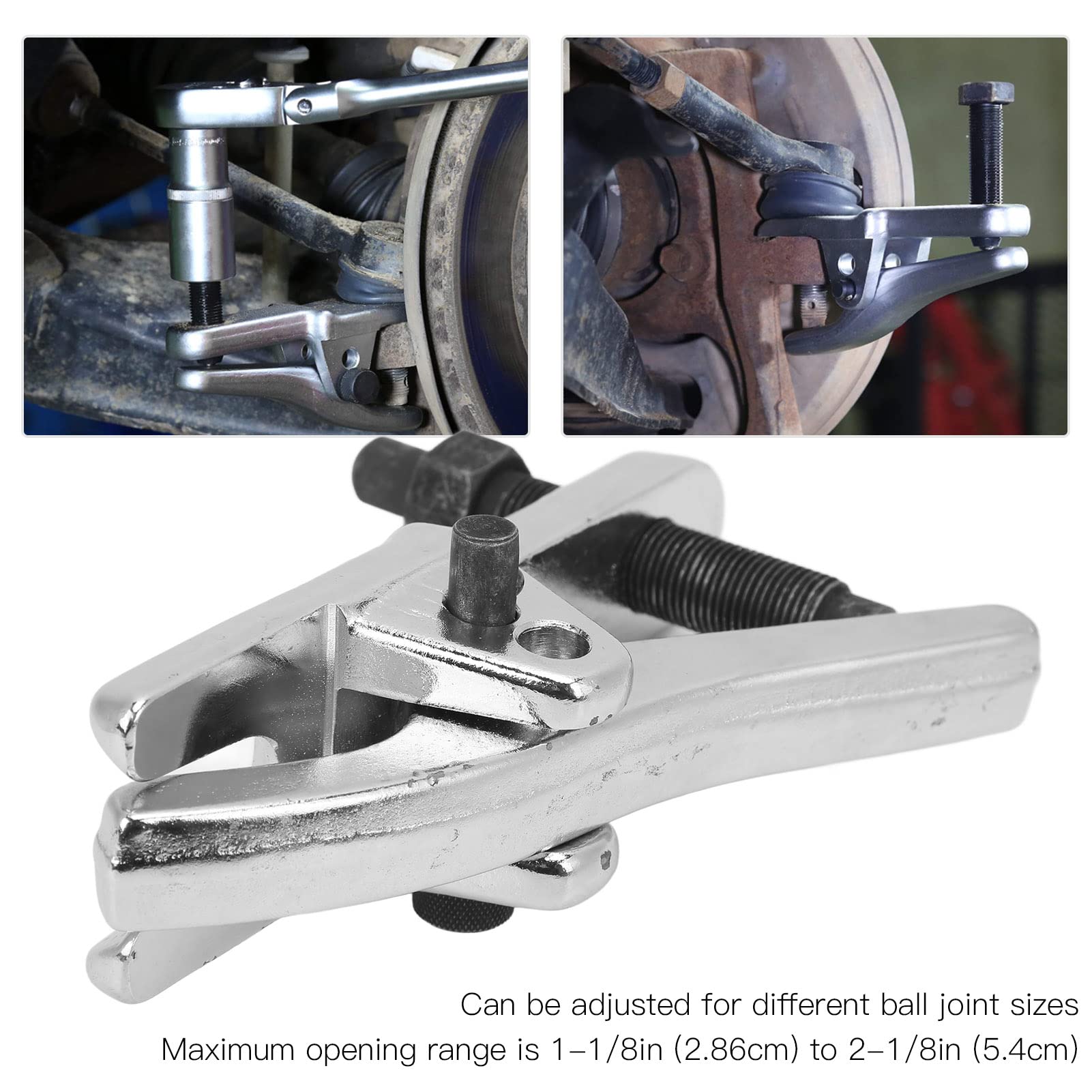 Tie Rod Removal Tool For European Cars Adjustable Ball Joint Separator Tool - 1-1/8" To 2-1/8" Jaw, For Tie Rod & Ball Joint Removal Automotive Suspension Tool - View #8