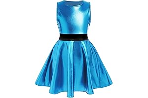 IMEKIS Alien Stage Holographic Skater Dress (3-12T)