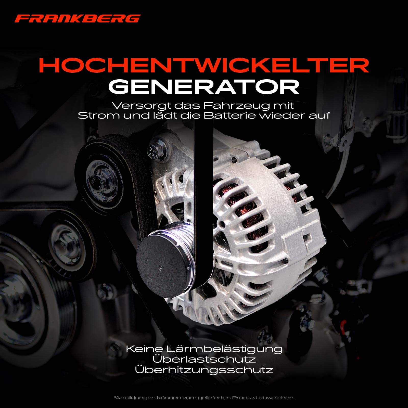 Frankberg Alternator 55A z kołem pasowym do Bobcat Skid Steer Loader 753L 763 763C 763F 763G