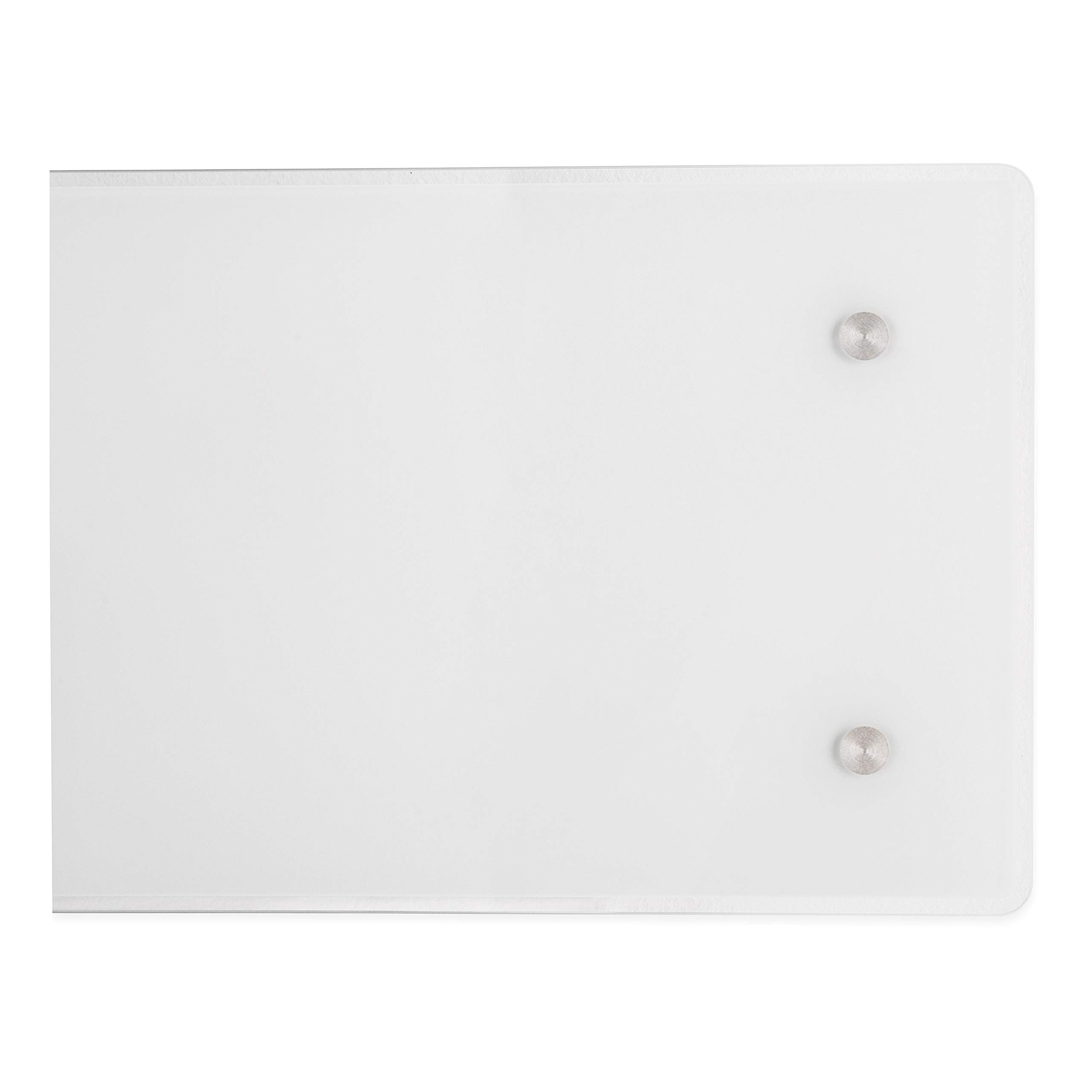 Adax Clea H - Radiatore Elettrico in Vetro | Stufetta Basso Consumo | Termosifone | Termoconvettore | Altezza 340mm | Scaldino 1200W | KDT Bianco | IP24C Class II