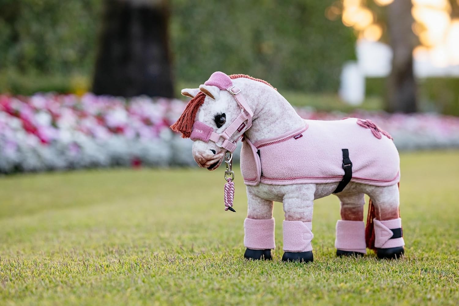 LeMieux Toy Pony Show Blanket - Quality Fleece Rug - Eduational Toy - Suitable for Ages 3+ Blossom