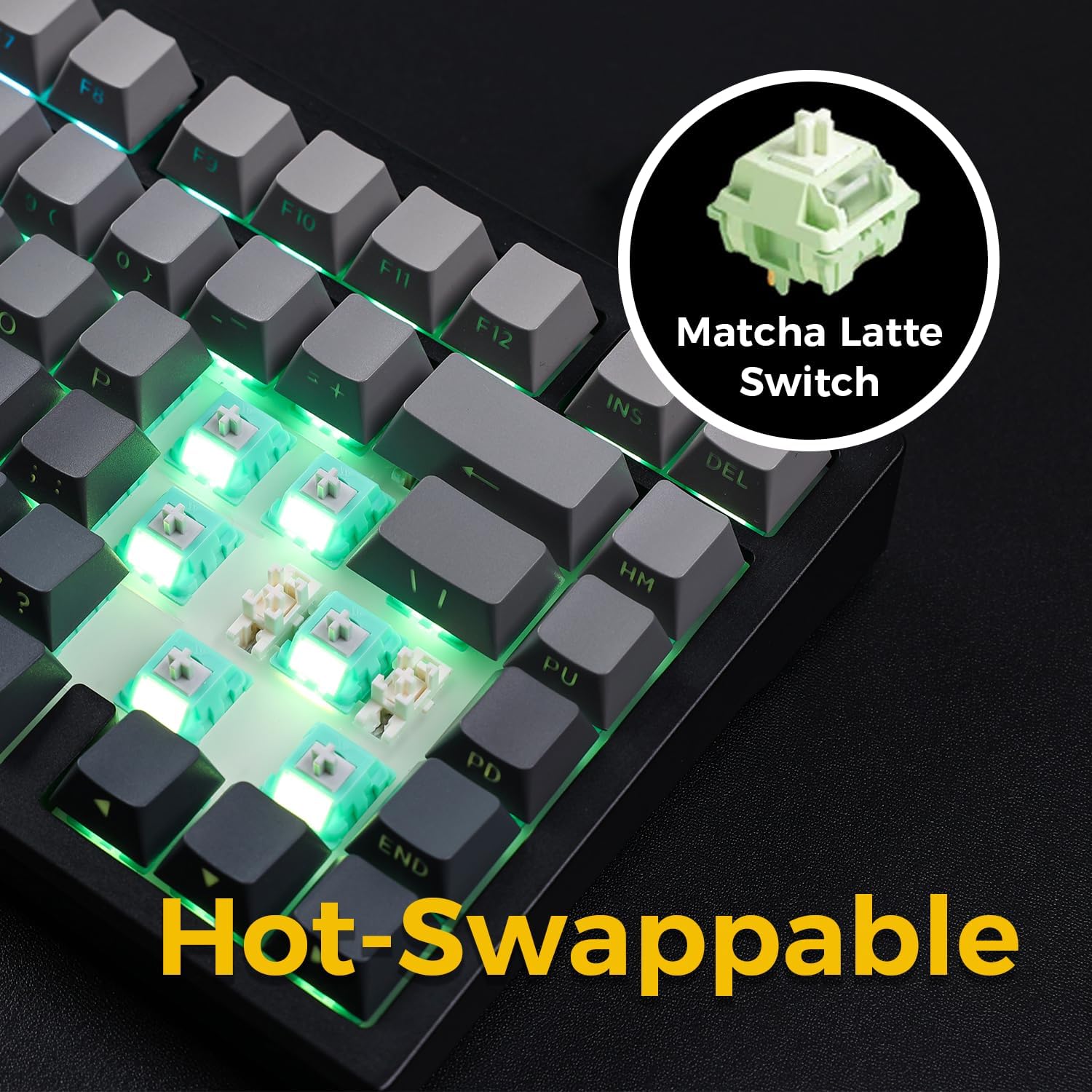 MCHOSE G75 Pro Hot-Swappable Switches