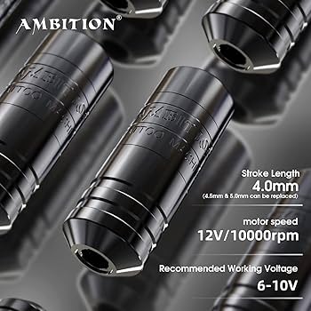 Amazon | Ambition Torped タトゥーマシンキット - ロータリータトゥー