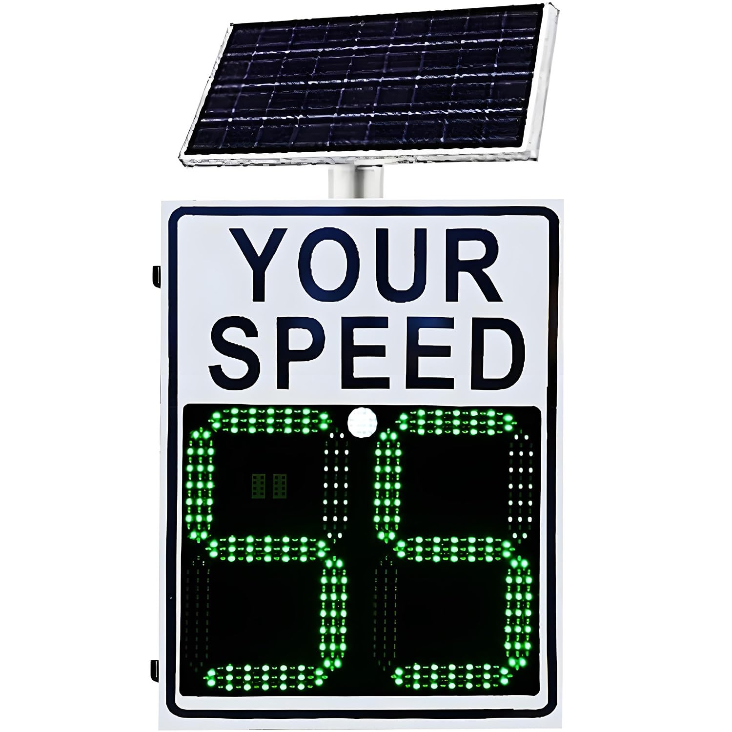 Señal de velocidad de radar solar, pantalla de velocidad inalámbrica con retroalimentación instantánea, control remoto, IP65, para seguridad vial