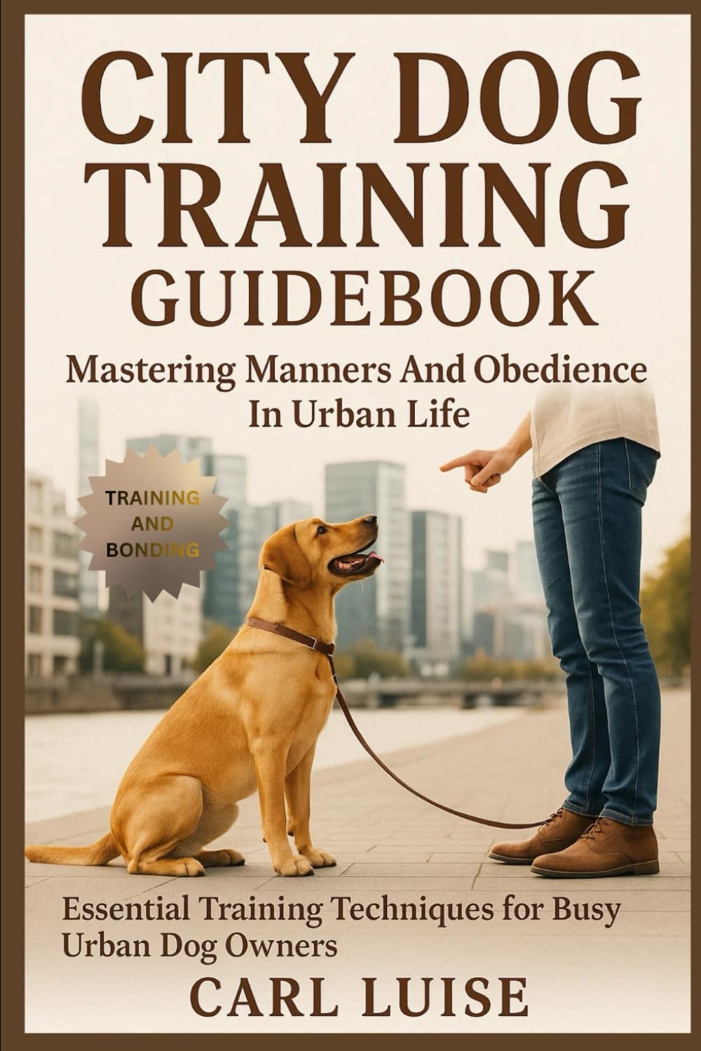 CITY DOG TRAINING GUIDEBOOK: Mastering Manners And Obedience In Urban Life: Essential Training Techniques for Busy Urban Dog Owners