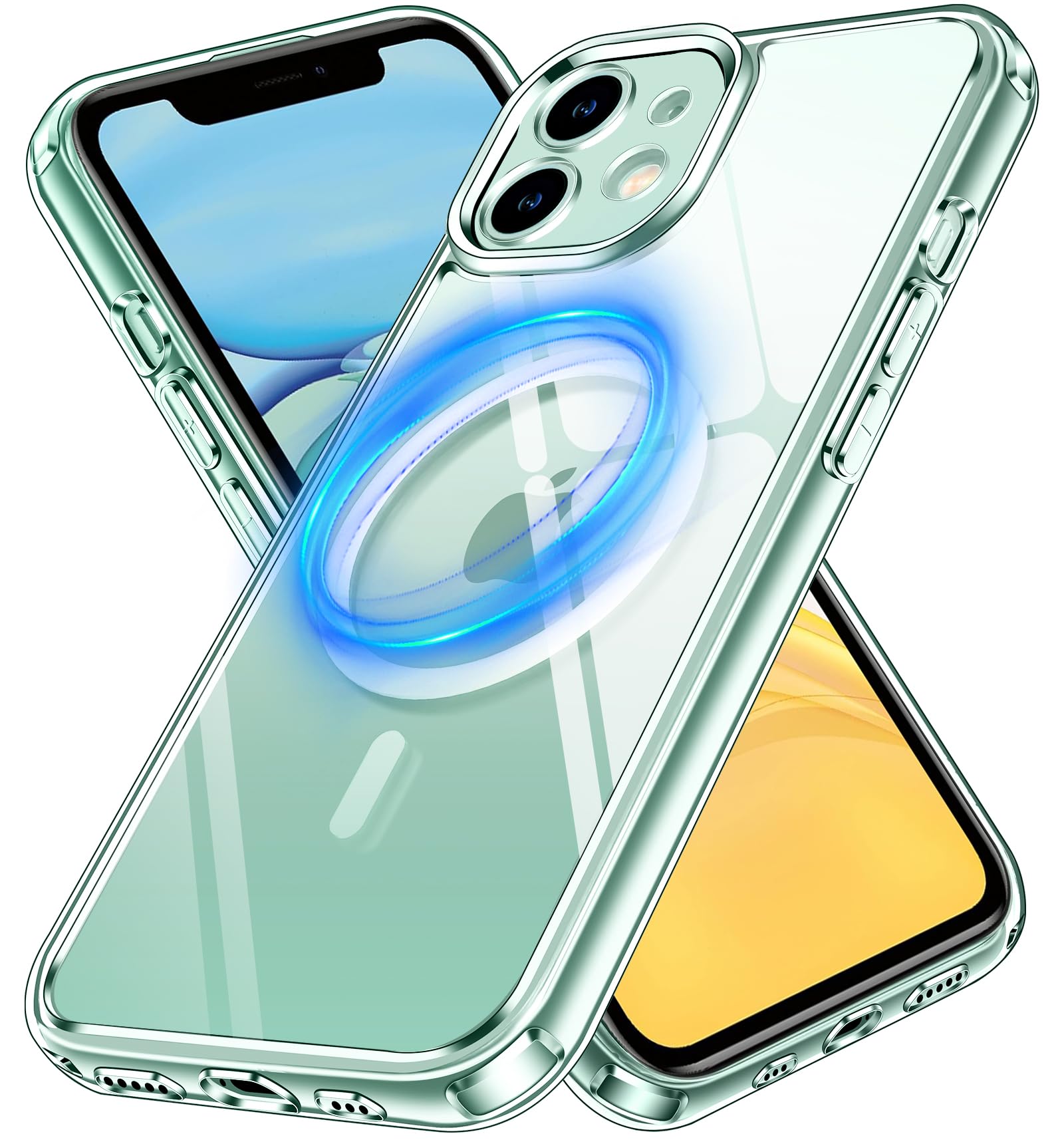 Ivoler Handyhülle Für IPhone 11 – Transparent, Vergilbungsfrei, Militärischer Schutz & Kratzfeste Hülle | Kristallklar, Stoßfest, Kameraschutz