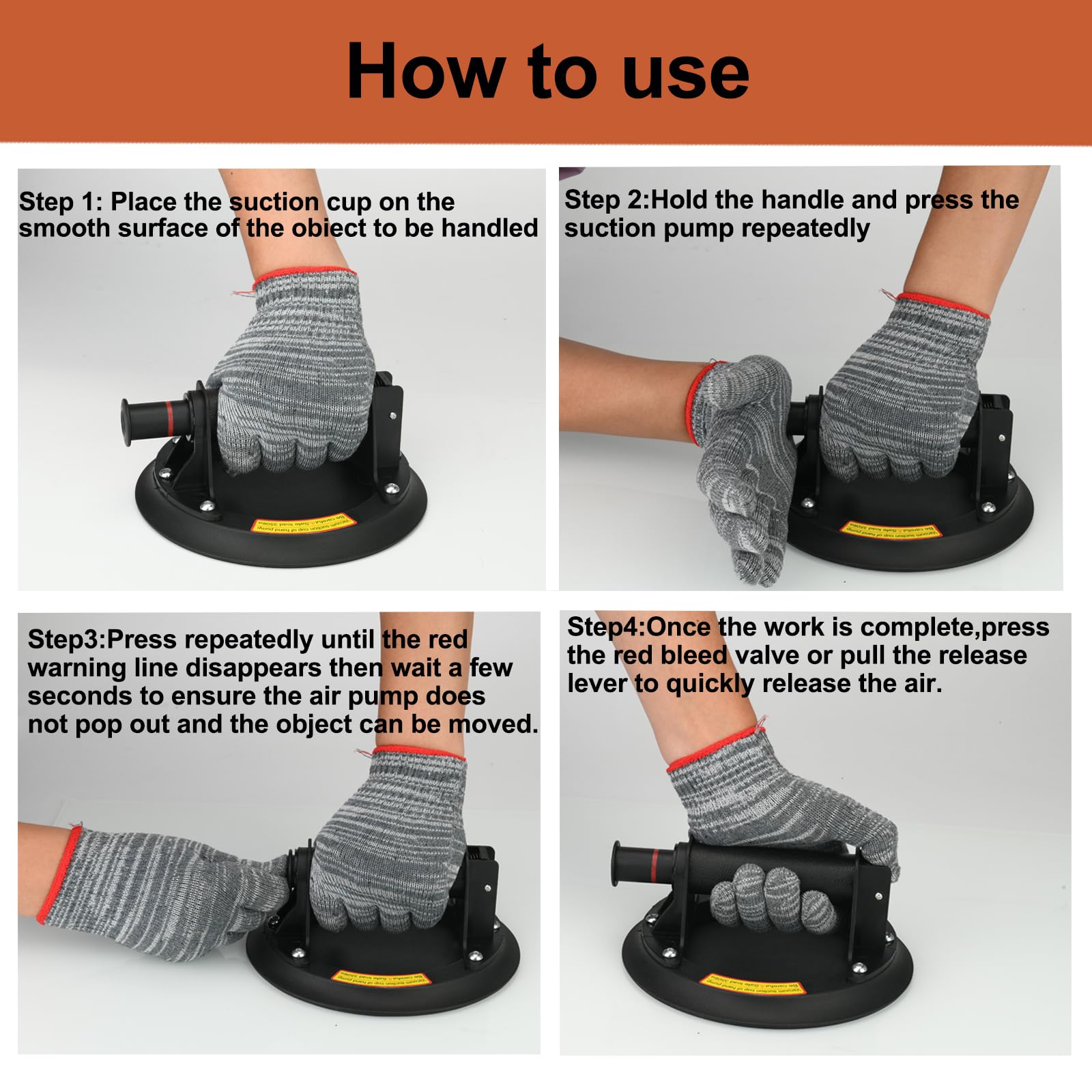 2er-Set Saugheber Für Glas & Fliesen - Bis 200kg Tragkraft