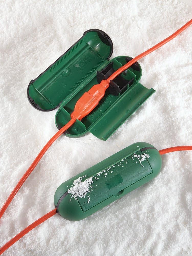 Extension Cords Waterproof Seal Connectors Set Of 2, Green