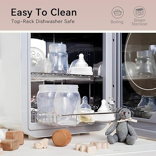 Miniatura 6 de Boquilla de repuesto de silicona, pezones de flujo medio para botellas de cuello ancho, más de 3 meses, 10 unidades