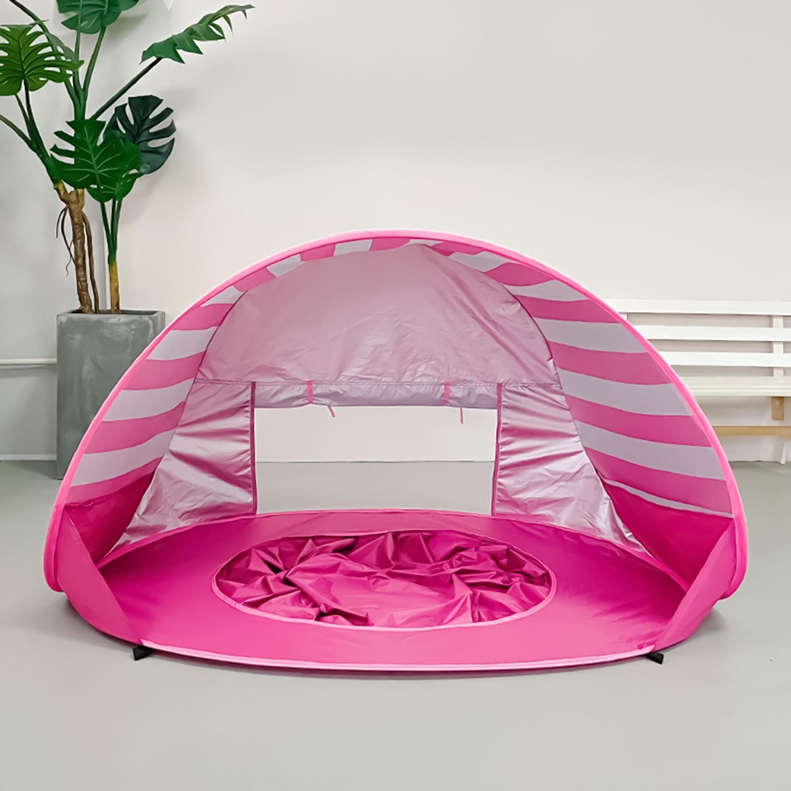 Tenda da spiaggia per bambini | con custodia protettiva UV pieghevole portatile, tenda da spiaggia – per viaggi, campeggio, picnic, gite in giardino