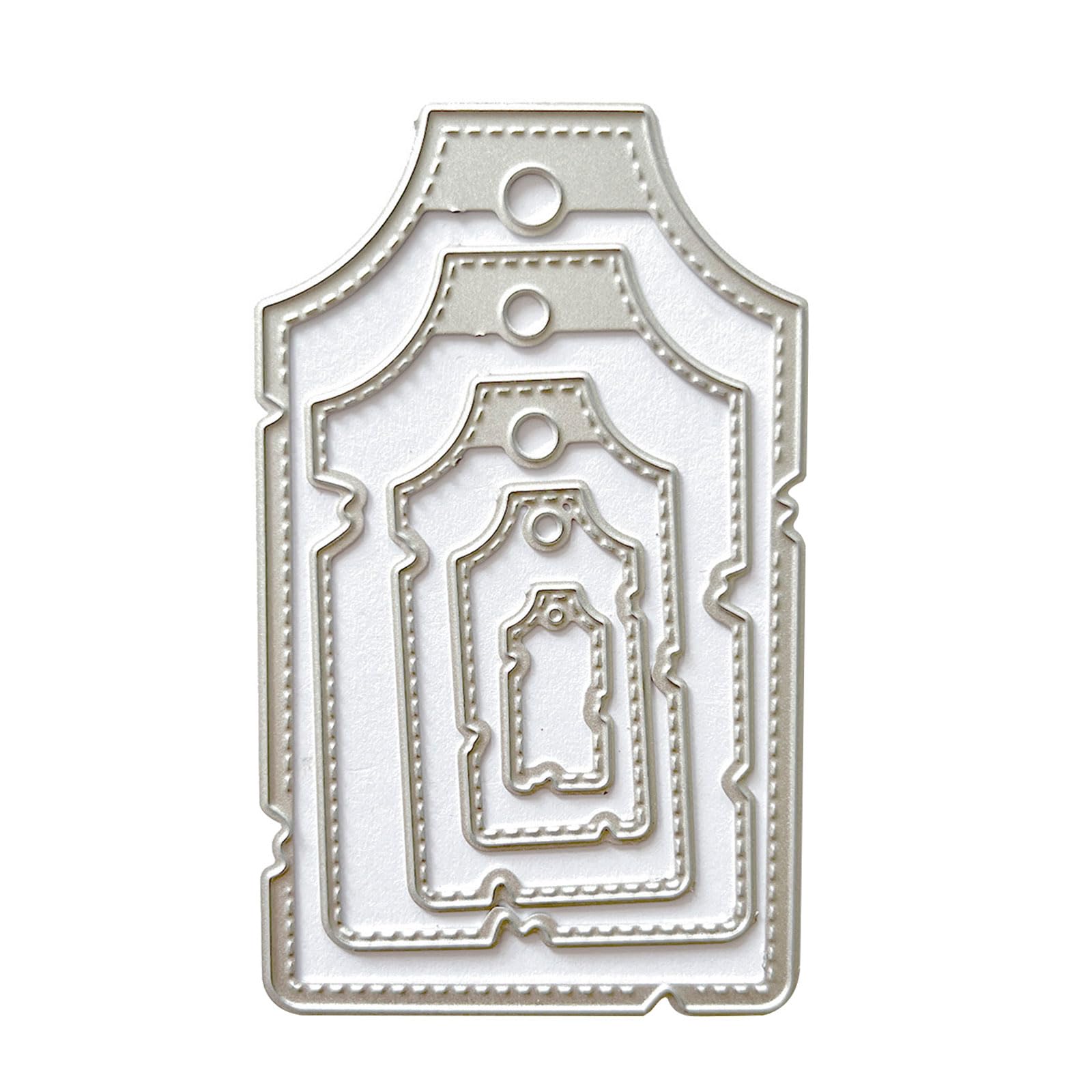 Jazuaiao Metal Die Cuts Hanging Tags Cutting Dies Stencil Cutting Template for Scrapbooking Album Paper Card Embossing Scrapbooking Die Cuts