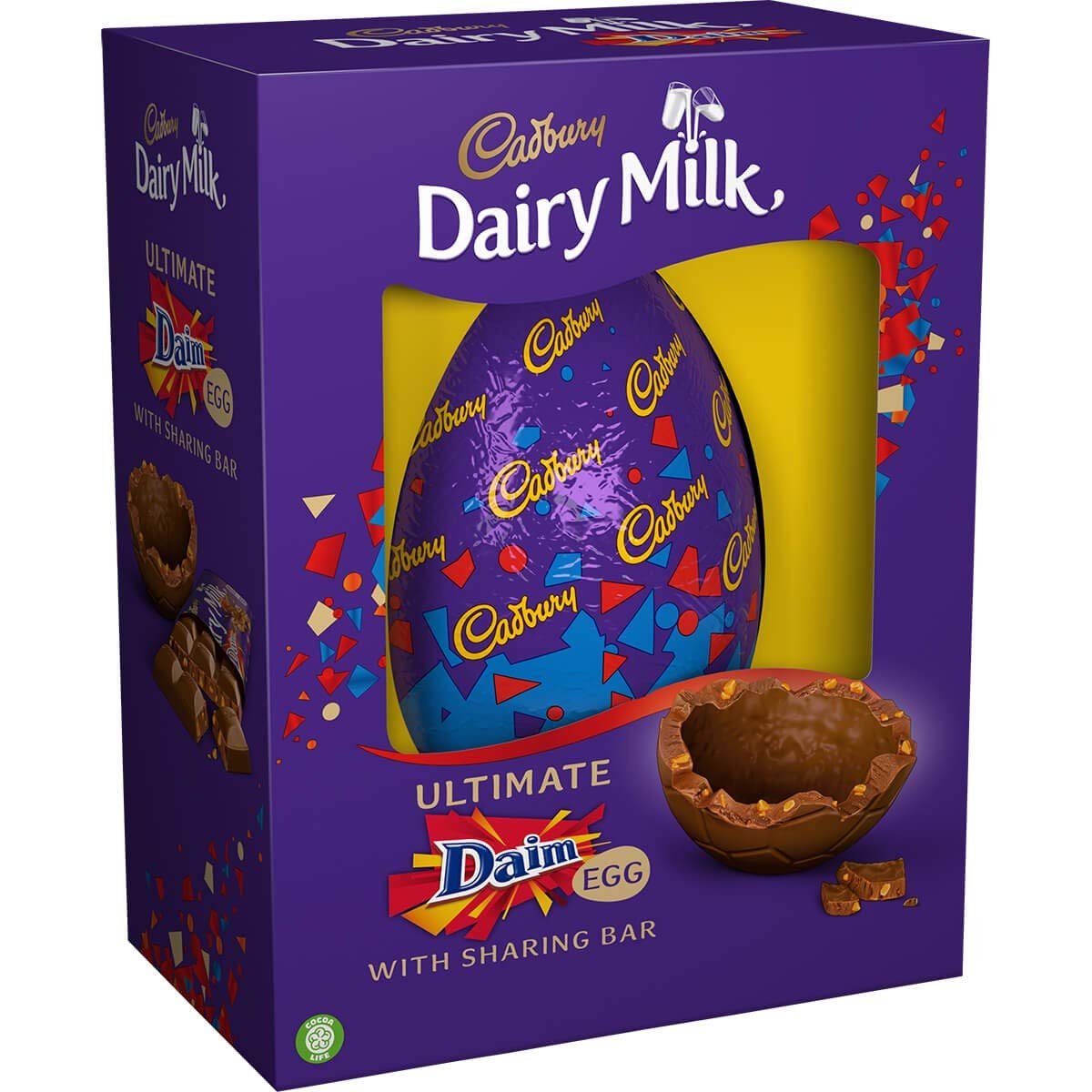 Cadbury Dairy Milk Daim Inclusion Giant Easter Egg 540g