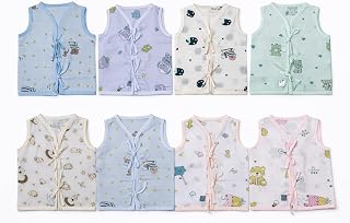 BABY STATION 100% Cotton Muslin Baby Jabla Center Lock | Sleeveless Newborn Vest | Soft Breathable Infant Summer Wear | Pr... Price In India