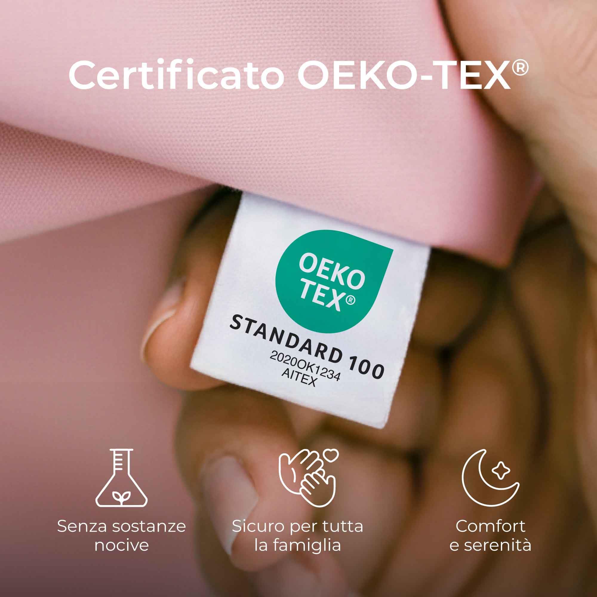 Federe 40x40 Cotone Rinforzato (Set da 2) - Rosa - Trama Fitta a 57 Fili/cm² - Federe Cuscini 40x40 cm - Federe Cuscino 40x40 Certificate Oeko Tex - Dreamzie