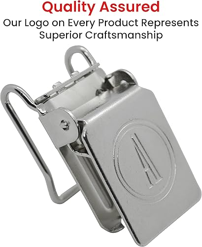 Miniatura 6 de ANDUSTRIAL - Clips grandes para alfombras de cocodrilo con parte trasera de alambre para mostrar alfombras pesadas y gruesas en barras planas de 58