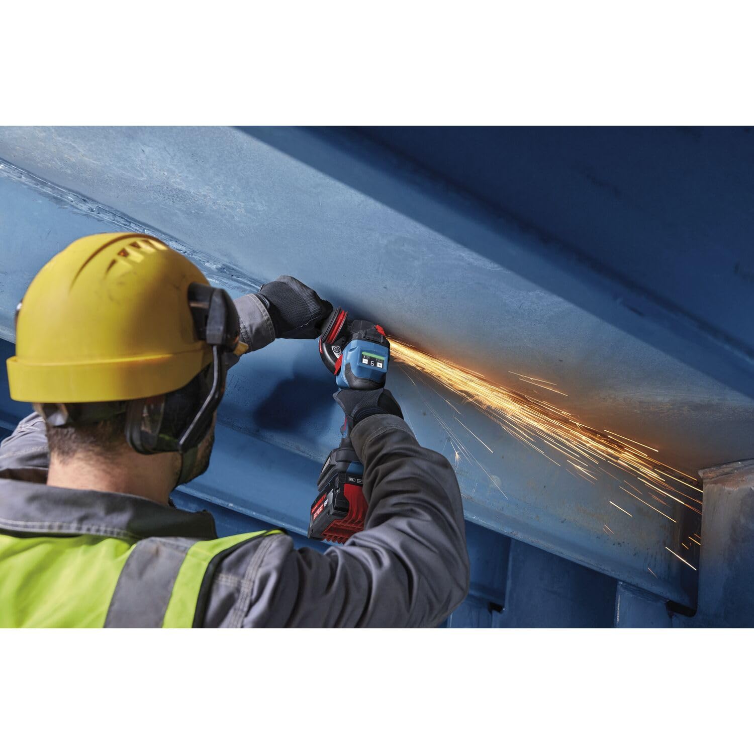 BOSCH Akumulatorowa szlifierka kątowa EXWS 18V-15 S 18 V