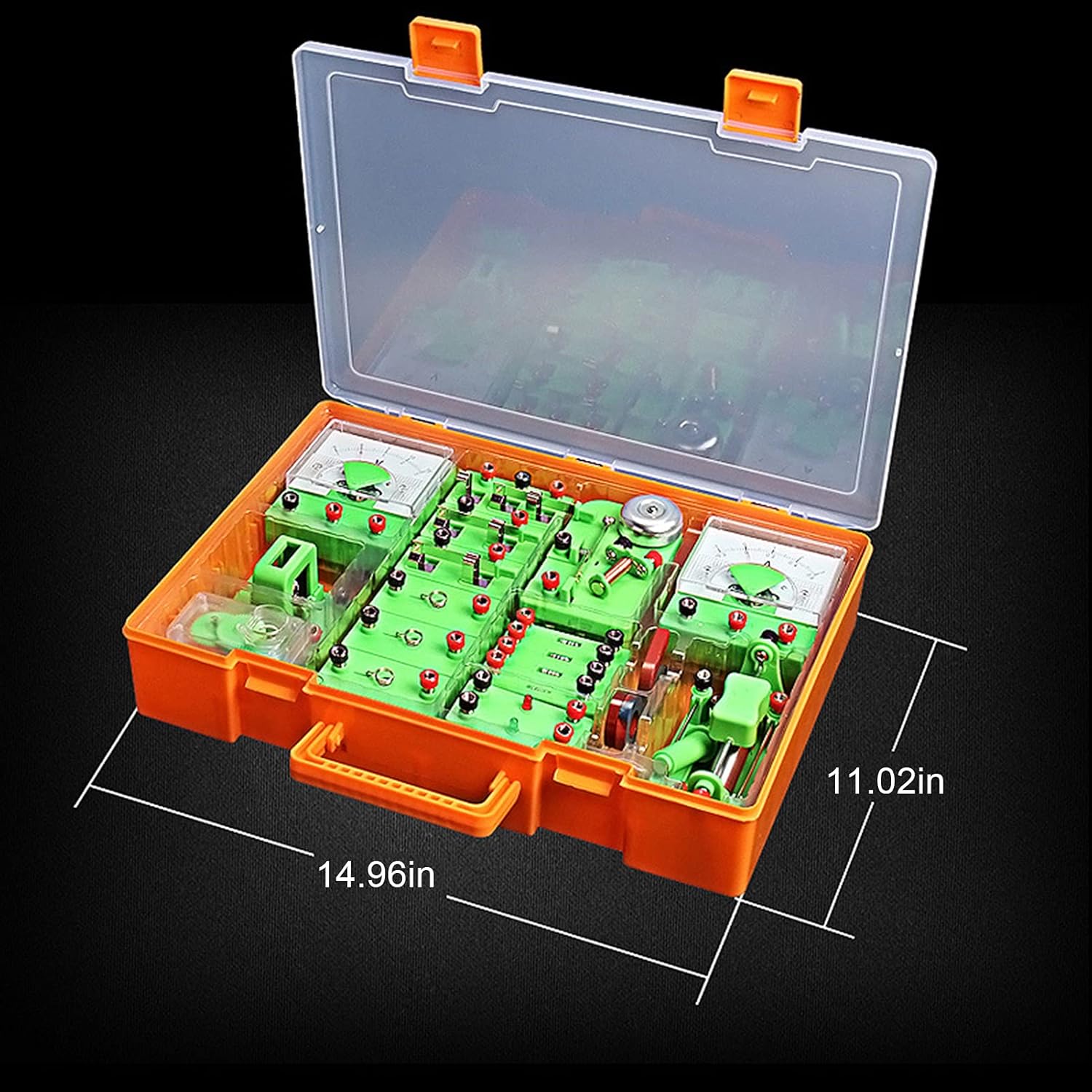 中学校電磁気実験ボックス、物理直列並列実験、物理電気実験機器ボックス