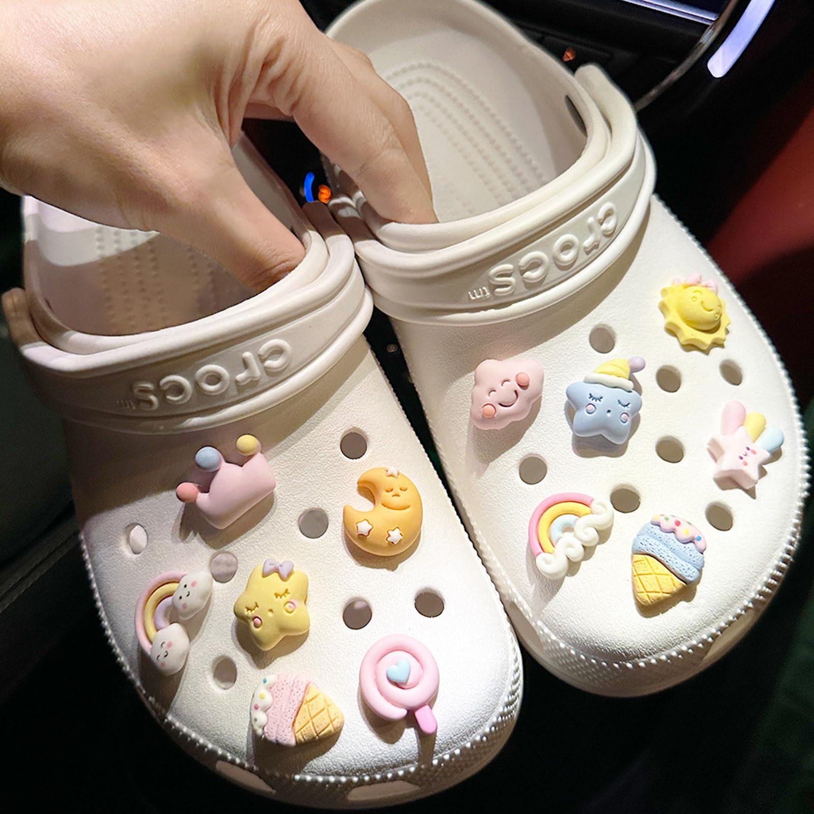 26 Piezas Adornos para Zapatos, Shoe Charms, Decoración para zapatos Zuecos, Pins Decorativos, Accesorios y Adornos, para Regalos de Niños Fiesta Cumpleaños