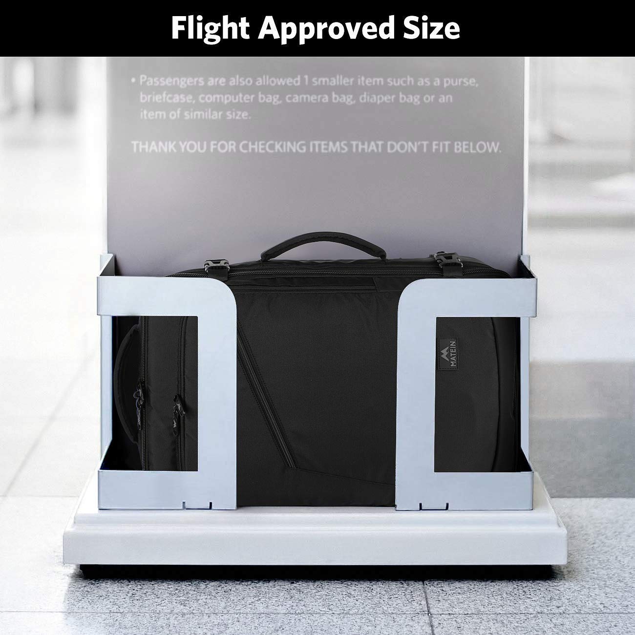 MATEIN Carry On Backpack, Flight Approved Rucksack bag, 40 Litre Extra