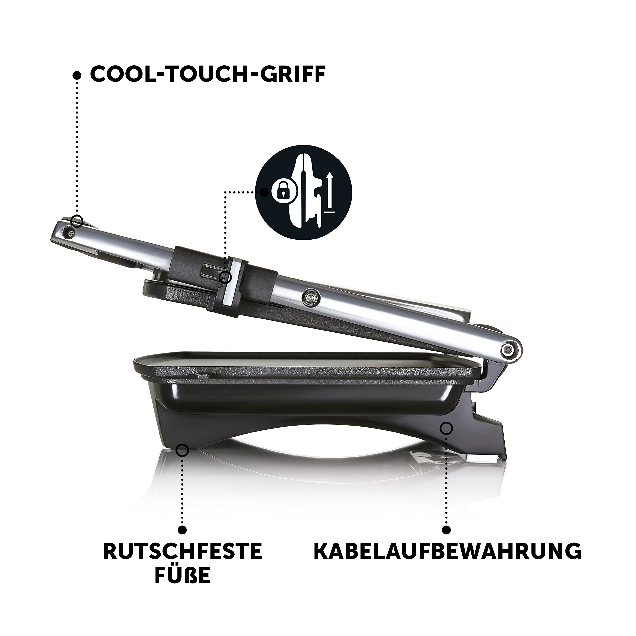 Breville Sandwich/Panini Press & Toastie Maker | 4-Slice | Stainless Steel [VST026X]