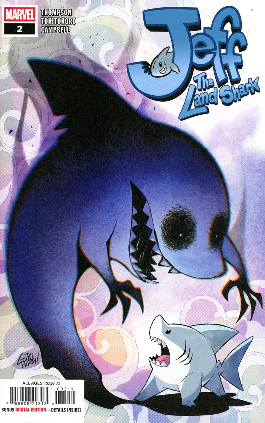 Amazon.com: Jeff The Land Shark #2 VF/NM ; Marvel comic book | 1st