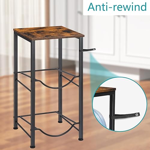 Miniatura 6 de MOOACE Estante para jarra de agua de 5 galones, organizador de 2 niveles para botellas de agua con estantes de almacenamiento, estante dispensador