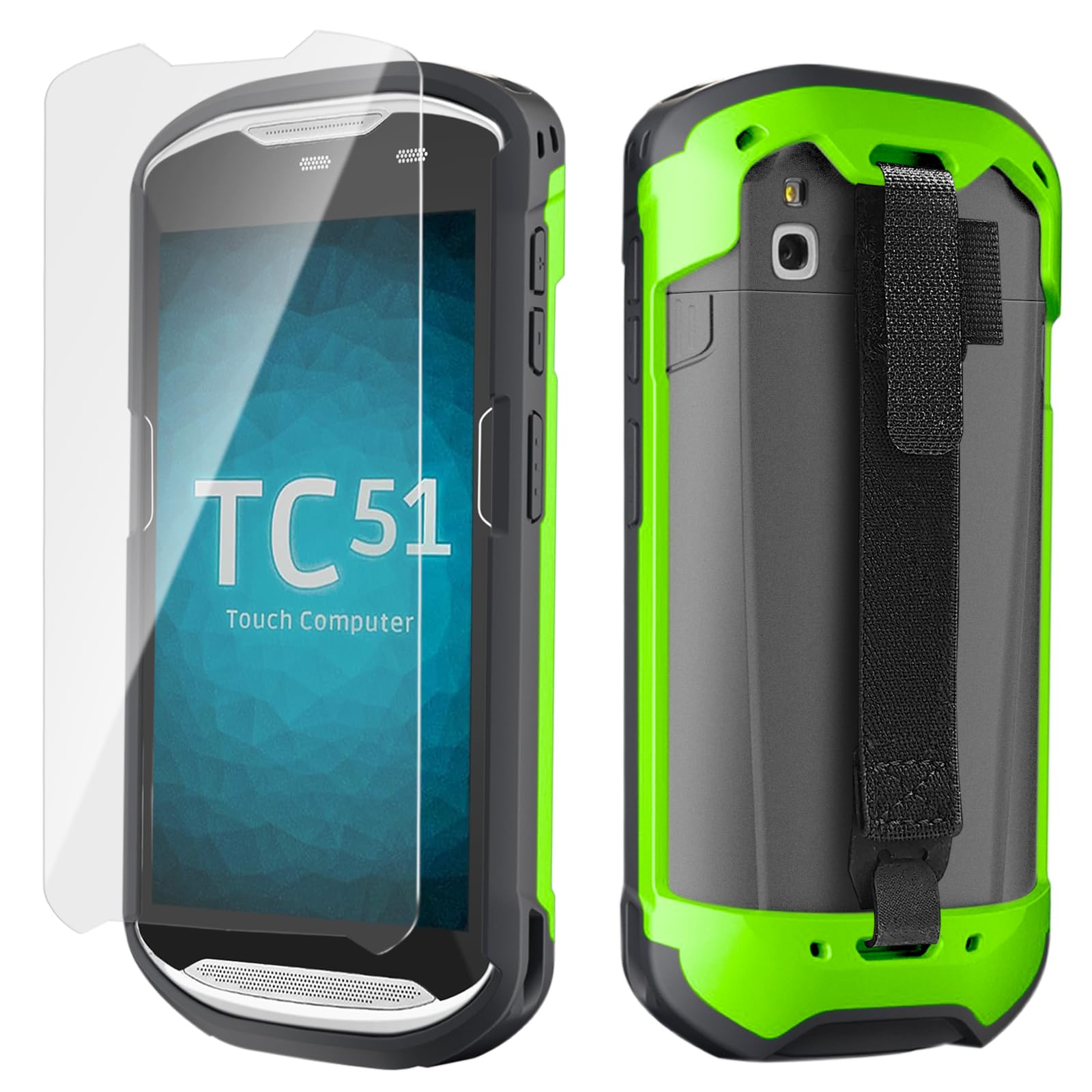 Protective Case Cover for Zebra TC51 TC52 TC56 TC57 TC510K Rugged Boot Case