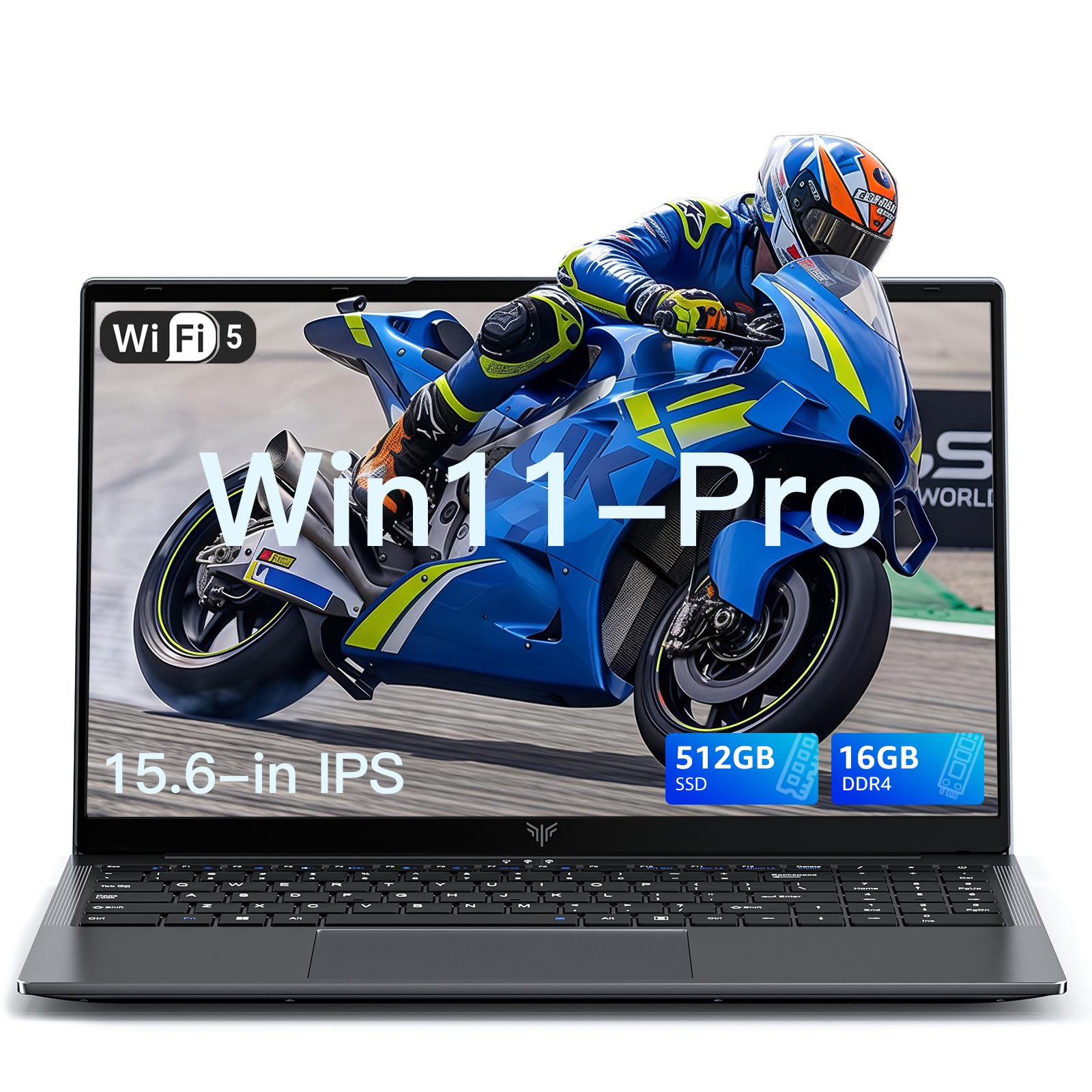 ACEMAGIC Laptop AMD Ryzen Embedded R2544 15.6-in 16GB DDR4 512GB