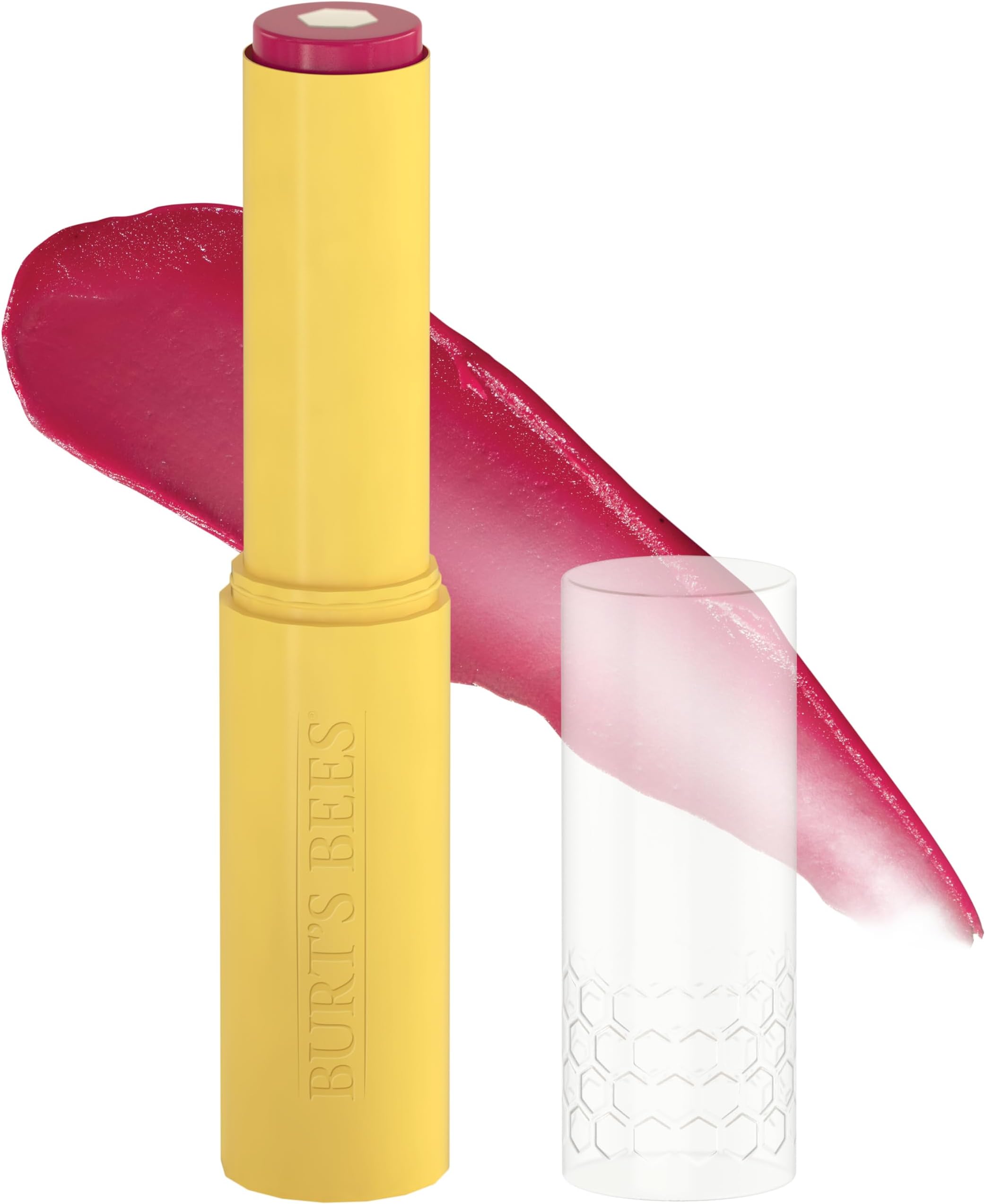 Burt’s Bees Tinted Boosted Balm, Cheeky Cherry, Hydrating Tinted Lip Balm with Vitamin C, E, and F Core, 24 Hour Lip Moisturizer with Responsibly Sourced Beeswax, 100% Natural Origin, 1 Count, 0.16oz