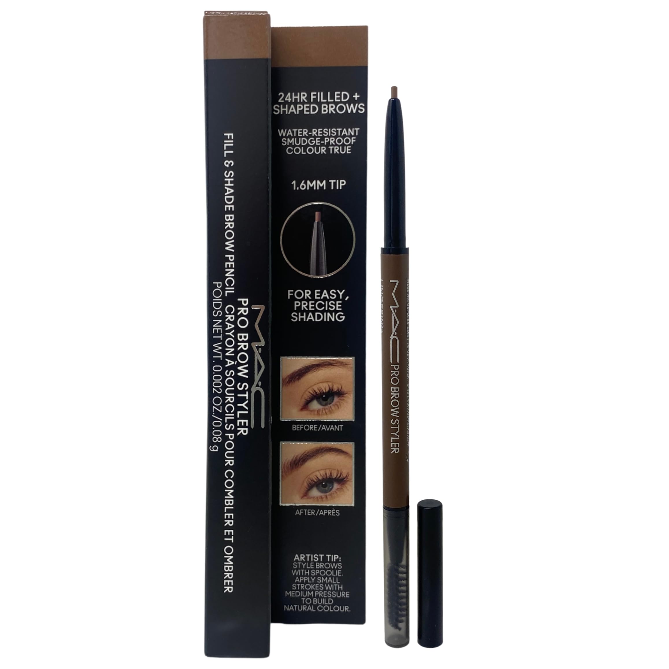 M·A·C Cosmetics Pro Brow Styler 1.6MM Tip Pencil - Lingering, 0.08 g
