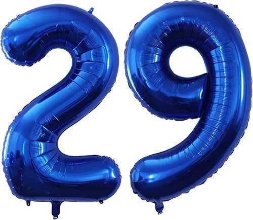 Miniatura 381 de GOER Globos con el número 40 para decoraciones de fiesta de cumpleaños número 40, globos de helio de aluminio jumbo de 42 pulgadas para 40