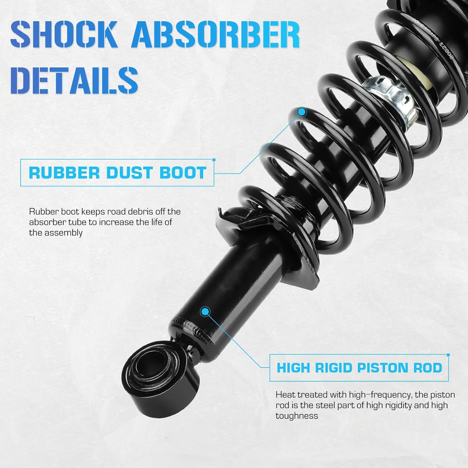 Front & Rear Struts w/Coil Spring & Sway Bar Links for 2009-2012 Toyota Corolla 1.8L / 2011-2013 Matrix 1.8L Shock Absorber 2*Lower Ball Joints Replace 832597 832598 172599R 172599L, 8PCS