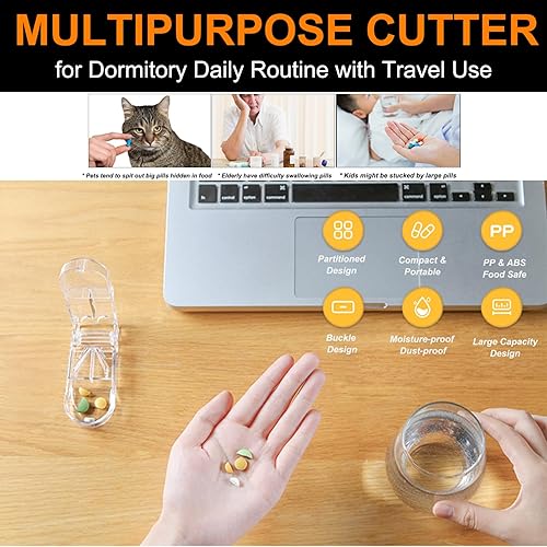 Miniatura 7 de Kit 3 en 1 de tirador de píldoras para gatos, pistola de píldoras para mascotas, píldoras para perros, tableta para gatos, jeringa de punta suave y