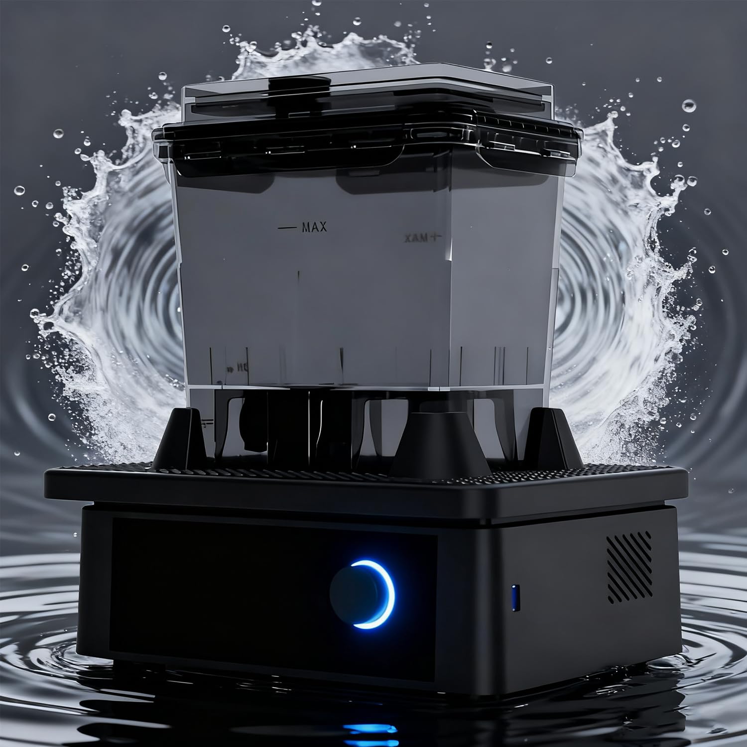 Máquina de limpieza de resina 3D, limpiador oscilante de alto rendimiento, 2 cajas de limpieza, tiempo de limpieza rápido ≤ 4 minutos, ideal para el mantenimiento del modelo de resina