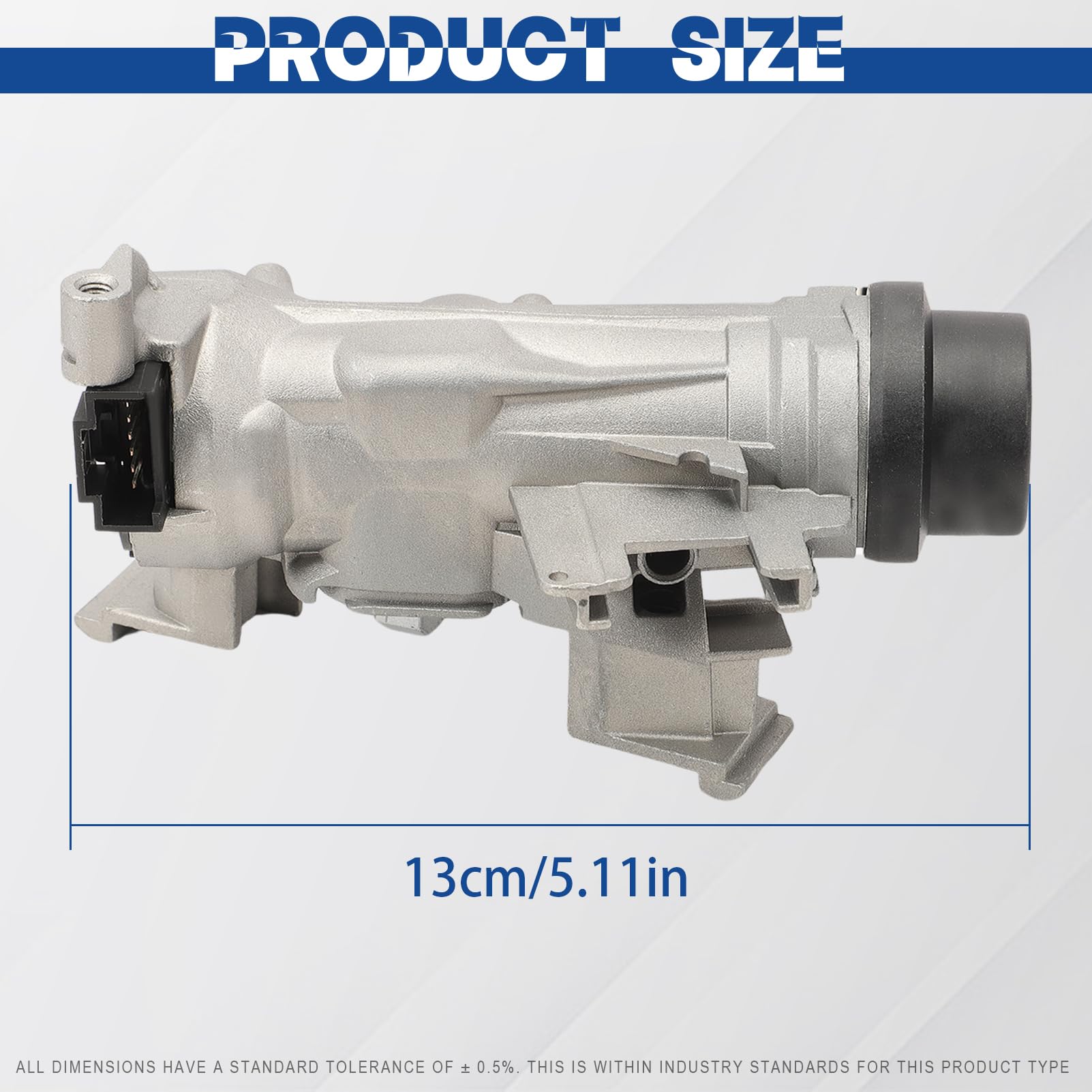 1K0905851B Interruttore di Accensione Bloccasterzo con 1 chiavi+1 telecomando per Golf 5 6 7 A1 A3 Q3 Caddy 3 EOS Beetle Jetta Touran Tiguan Seat Altea Leon Serratura di Accensione 1K0905841