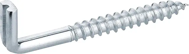 Gancio vite zincato 25 pezzi - Ganci girevoli alta capacità 5,8x60 mm