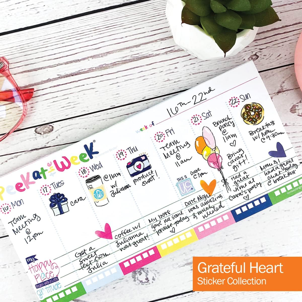 Fantastic Variety Set of The Best Planner Stickers 1536-count Assortment Includes Stickers for Holidays, Birthdays, Thankfulness, Grateful Heart for Any Planner or Calendar