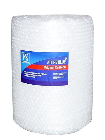 ATTIRE BLUE WE WILL CARE YOUR PRODUCTS AIR Bubble Packing ROLL Premium Original Bubble Cushioning Premium Original Bubble Cushioning 420 (0.5M X 50M)