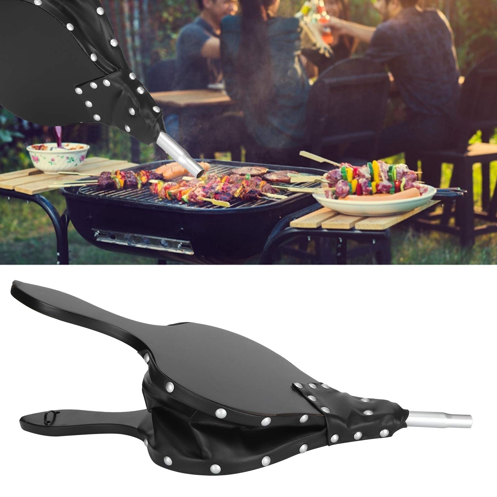 Soplador manual de fuelle chimenea madera for chimeneas, fogatas y barbacoas ，Fuelle manual