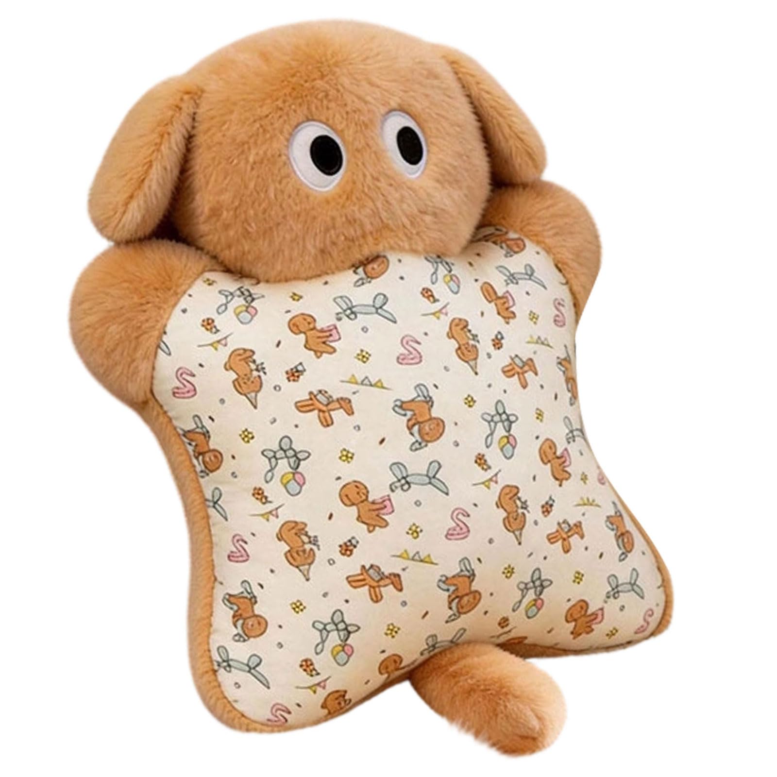 Oxxggkao Cats Dog Theme Stress Relief Pillow Soft Fabric Hugging Cushion for Home Decors and Emotional Supports Lumbar Cushion