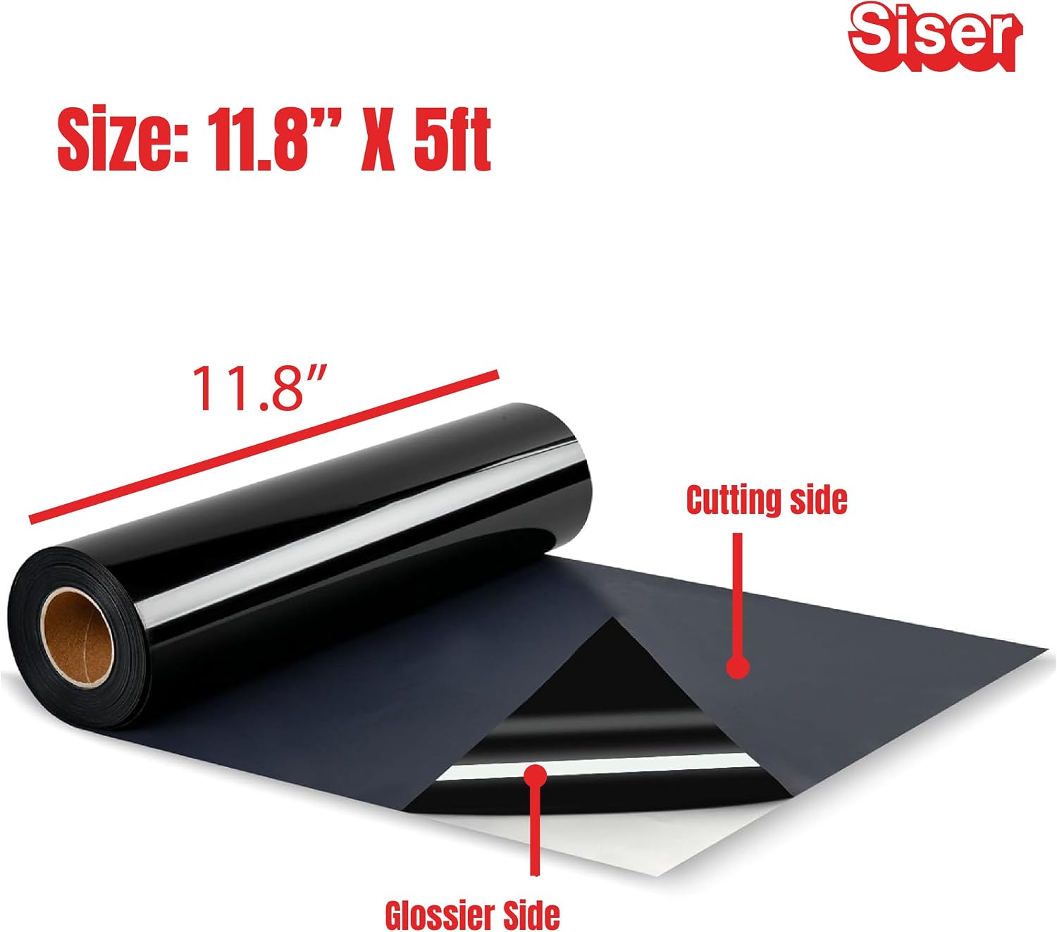 Siser EasyWeed HTV Roll 11.8" x 5ft - Gold | Easy to Cut & Weed, Low-Temp PU for Cotton, Polyester & Blends, Iron-On & Heat Press Vinyl for Shirts & Crafts