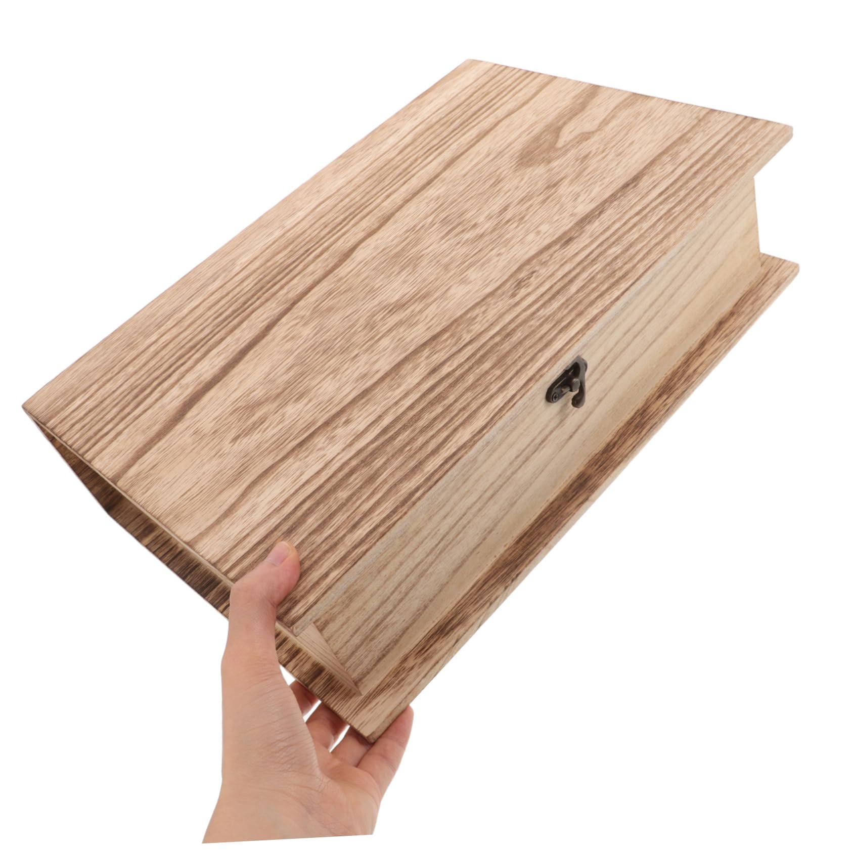 PartyKindom 2 Piezas Caja de Madera para Guardar la Biblia Joyero de Madera Caja de Recuerdos con Tapa de Escritorio para Tarjetas Joyas Recuerdos Decorativa Dormitorio