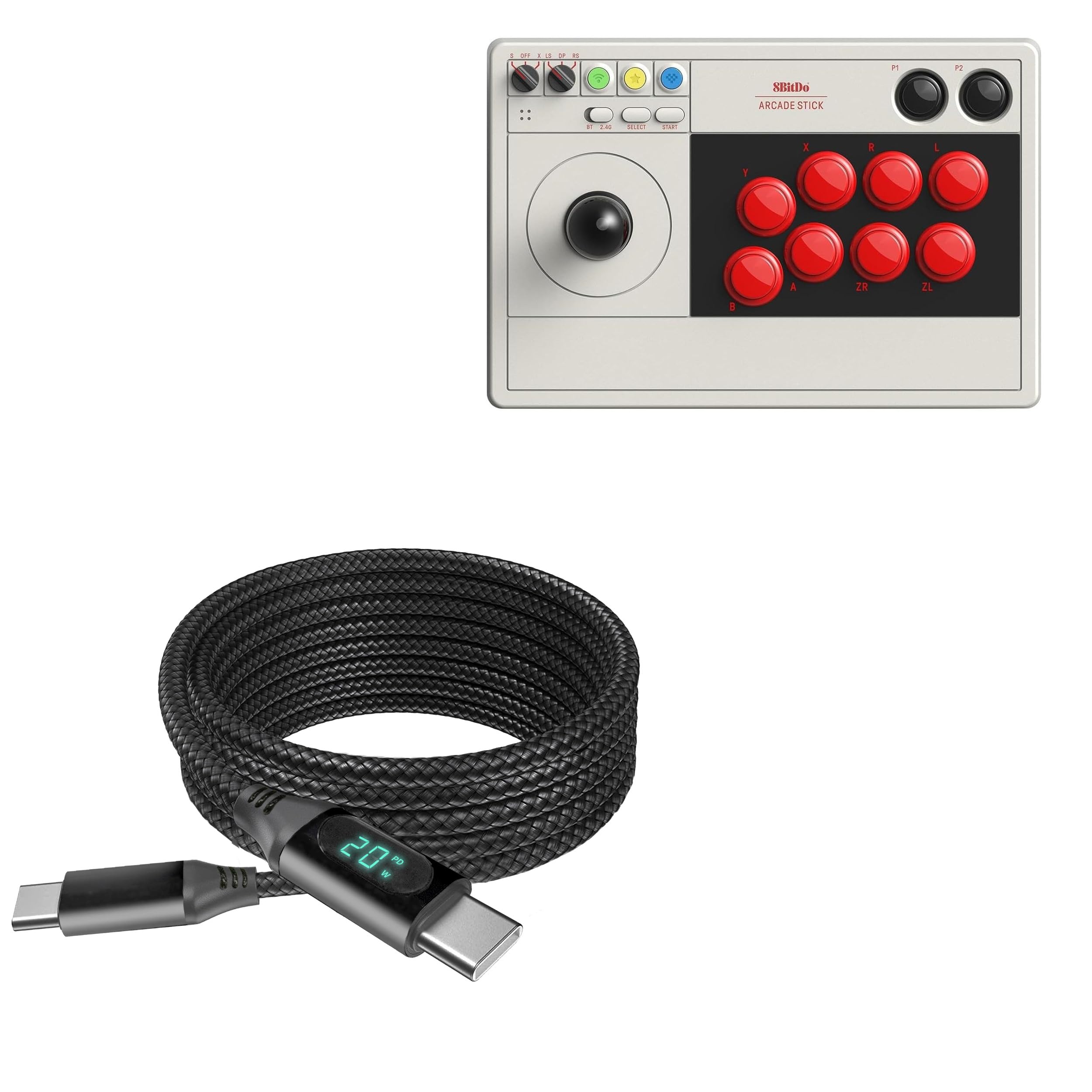 Amazon.com: BoxWave Cable Compatible with 8BitDo Arcade Stick