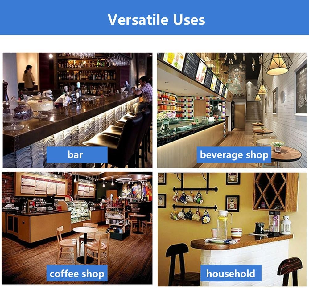 AIZYR Pitcher Rinser, Cup Washer Cleaner Kitchen Sink Accessories Glass Rinser for Bar Restaurant Coffee Tea Shop