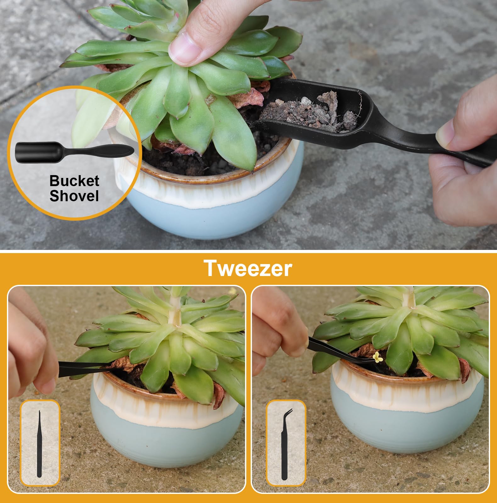 Kit Bonsai 25 Pièces Outils Bonsai, Kit De Jardinage, avec Fil De Ligature pour Les Bonsaïs, Ciseaux pour Bonsaï, Mini Râteau Et Pelle, Sécateurs De Jardin, Gants De Jardin